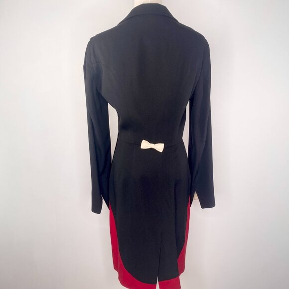 Moschino Cheap & Chic - Tuxedo Illusion Dress - Picture 7 of 8